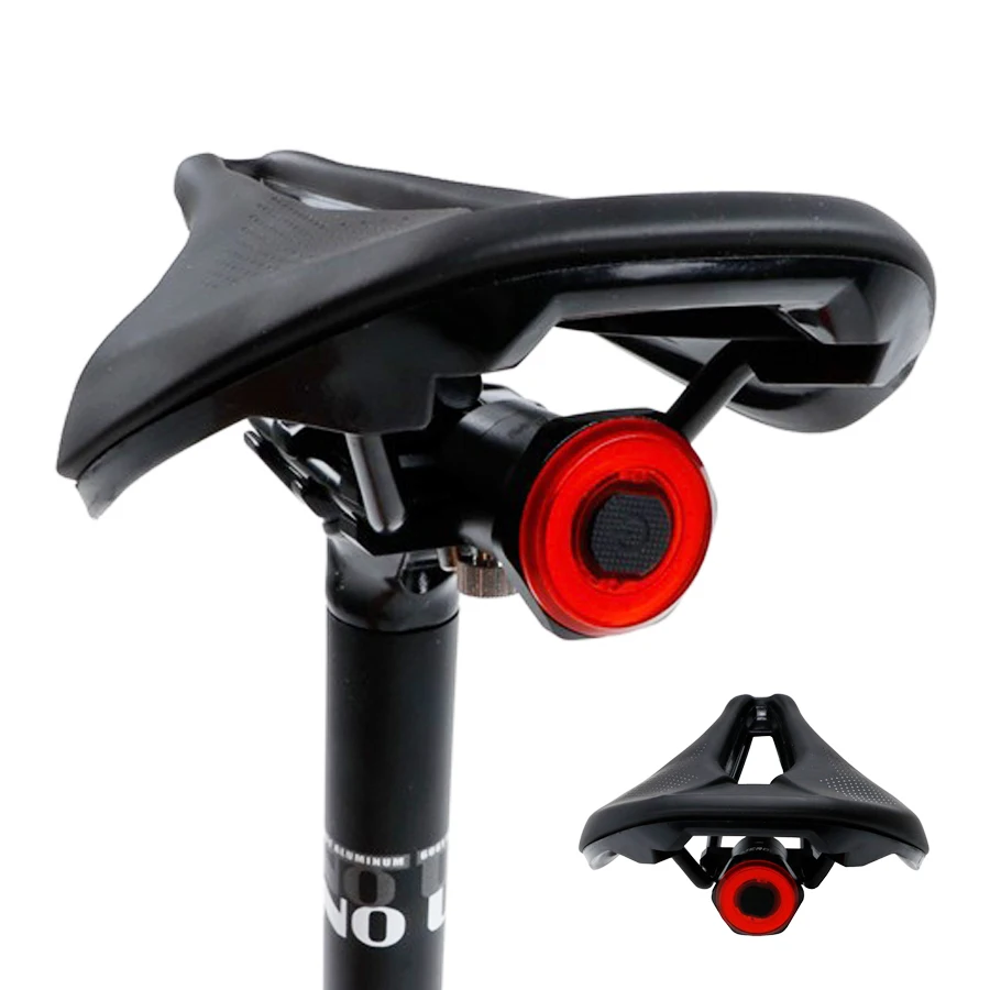 

Smart Bicycle Rear Light Auto Start/Stop Brake Sensing IPx6 Waterproof USB Charge Cycling Tail Taillight Bike LED Light