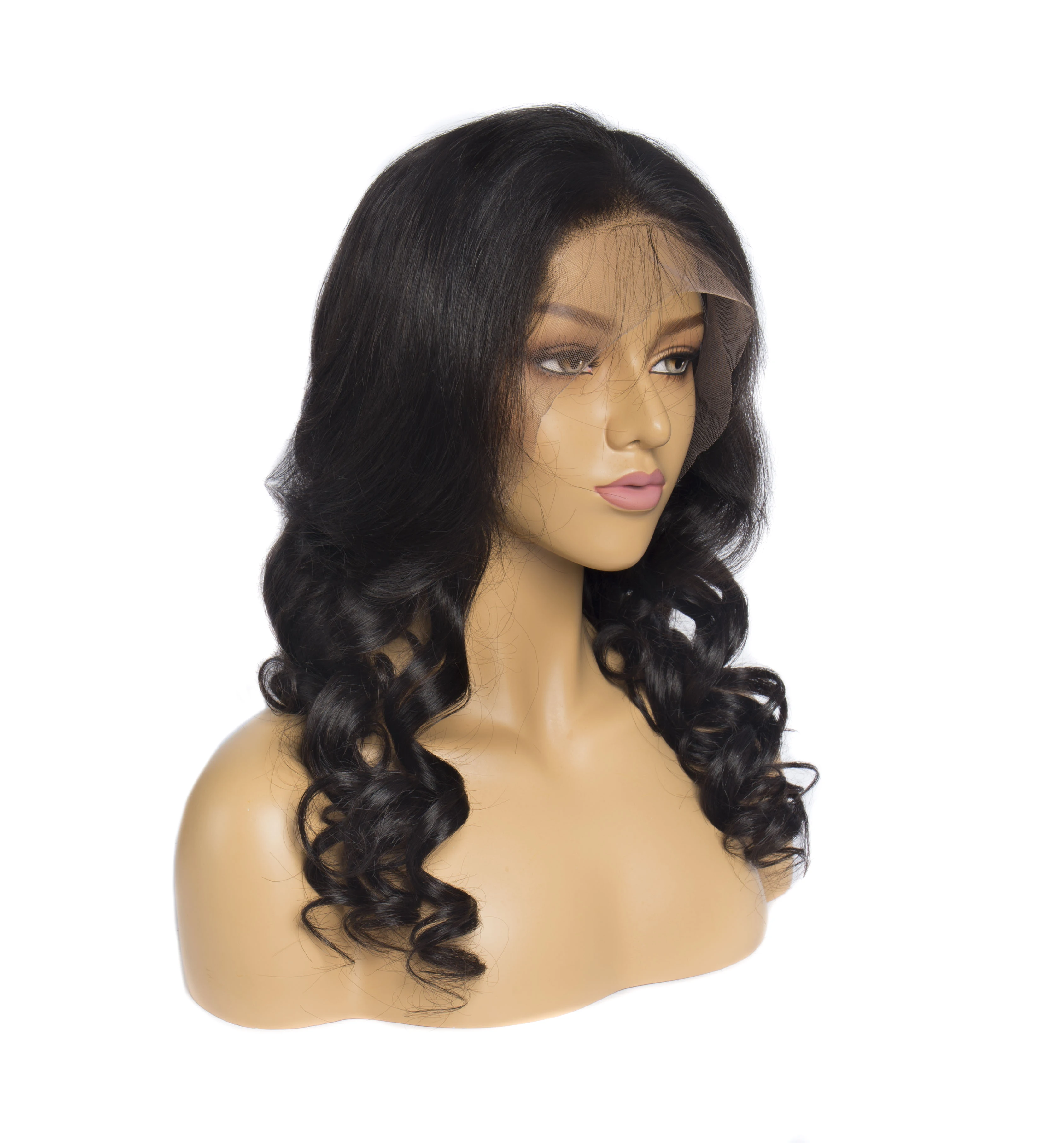 

FDX loose wave 13*4 lace frontal wigs natural brazil wholesale brazilian wig Human Hair Wigs