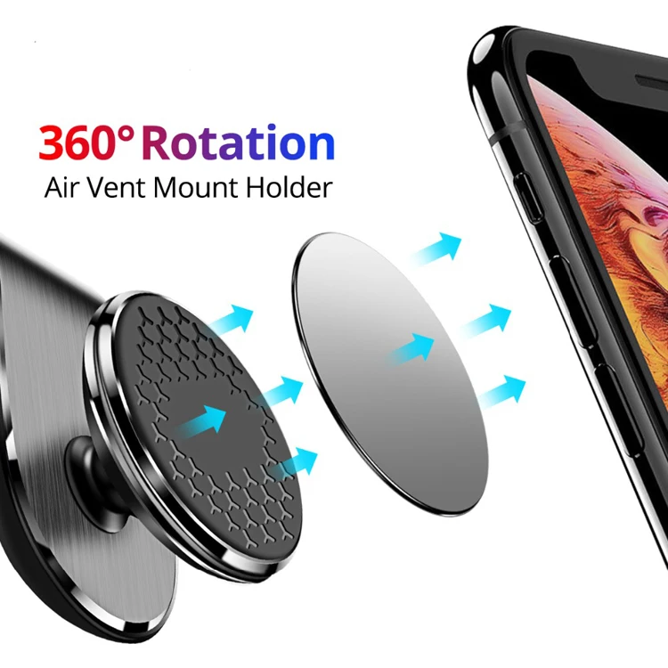 

360 Rotation strong magnetic adjustable car phone stand magnet phone mount holder