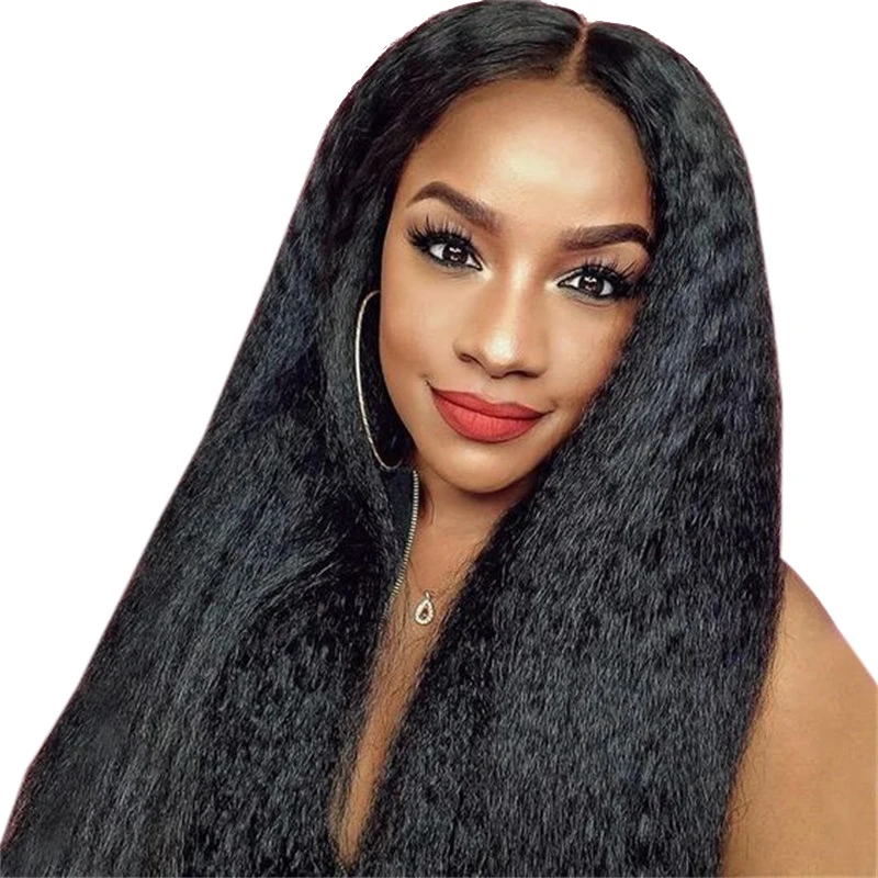 

Wholesale Hot Sale New Fashion Natural Long Straight Curly Hair Extensions Braids Ladies Kinky synthetic Hair wigs