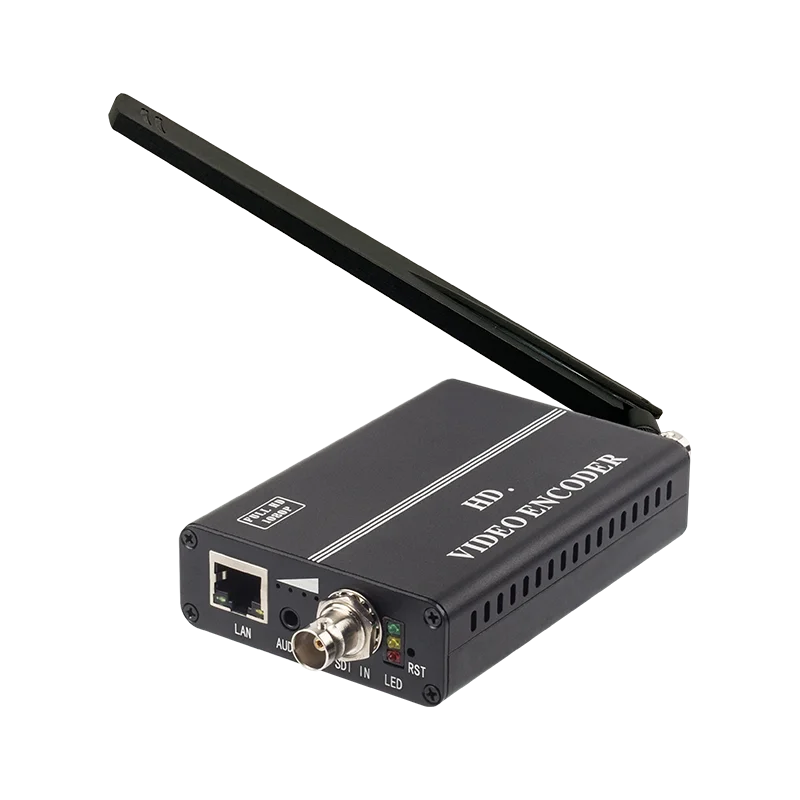 

Haiwei Lithium battery streaming encoder 4g sdi to ip h264 ip encoder live broadcast support RTMPS SRT RTMP RTSP HTTP HLS ONVIF