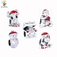 

2019 New Design Christmas Beads Charm Fit Euro Bracelet Making 925 Sterling Silver