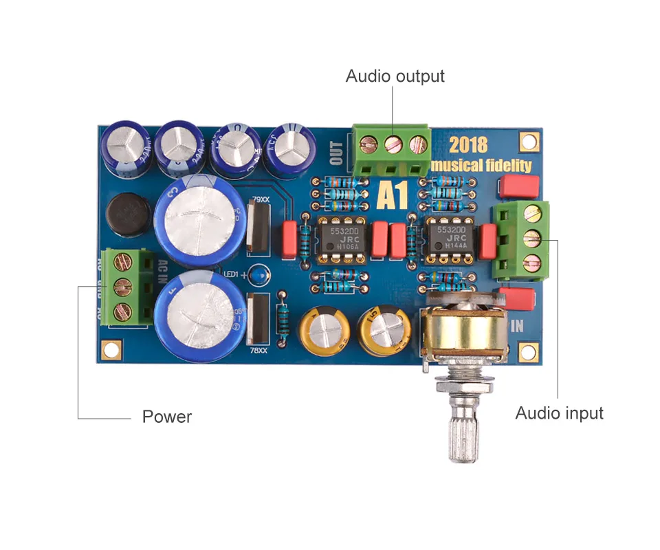 Ne5532 Preamp Amplifiers Tone Audio Board Musical Fidelity Fever
