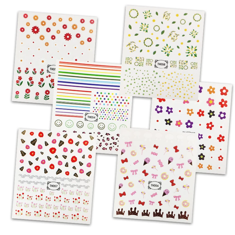 

Beauty Sticker Wholesale Nail Sticker Nail Tips Decoration Decal Stickers Custom, Customers' requirements