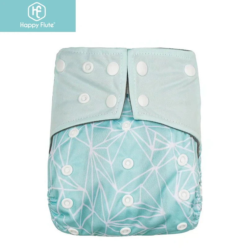 

Happy Flute Nappy Washable Cloth Diaper Cover Adjustable Nappy Reusable Cloth Diapers Available for 3-15 kg