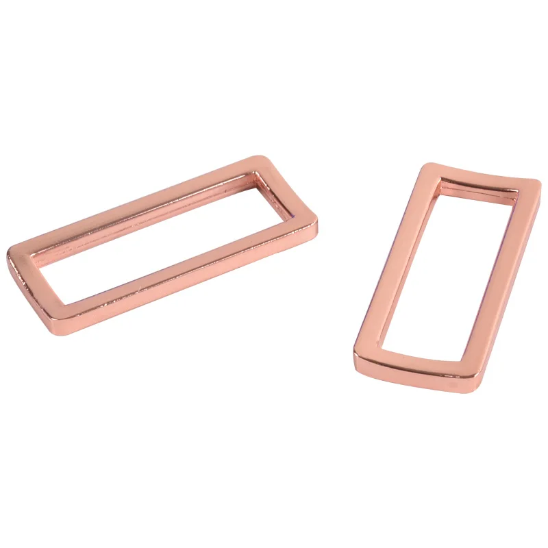 

Handbag Metal Square Buckle Rectangular Ring Rose Gold Square Ring in Bulk Price