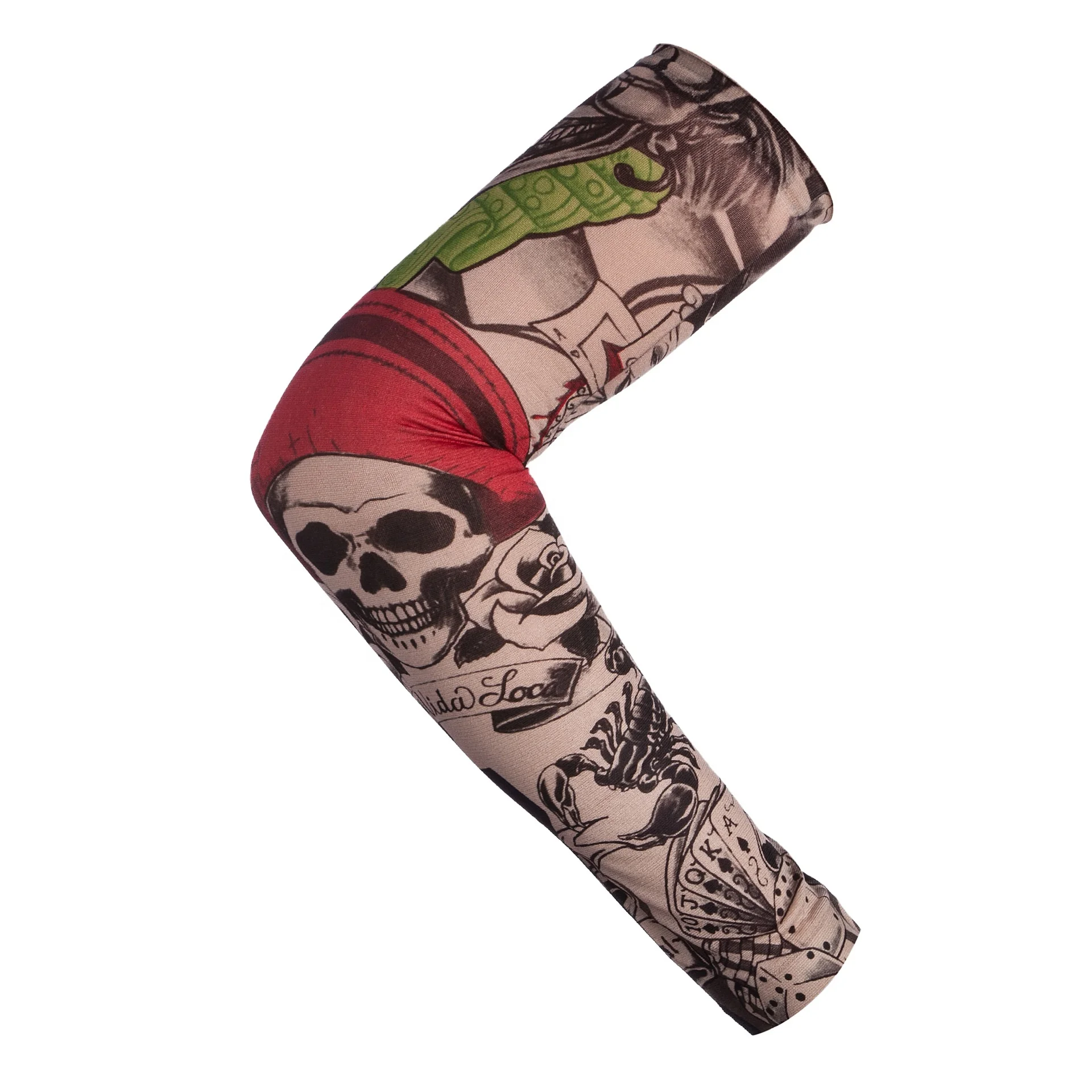 

Seamless floral arm tattoo sleeves Outdoor riding tattoo sun protection sleeves