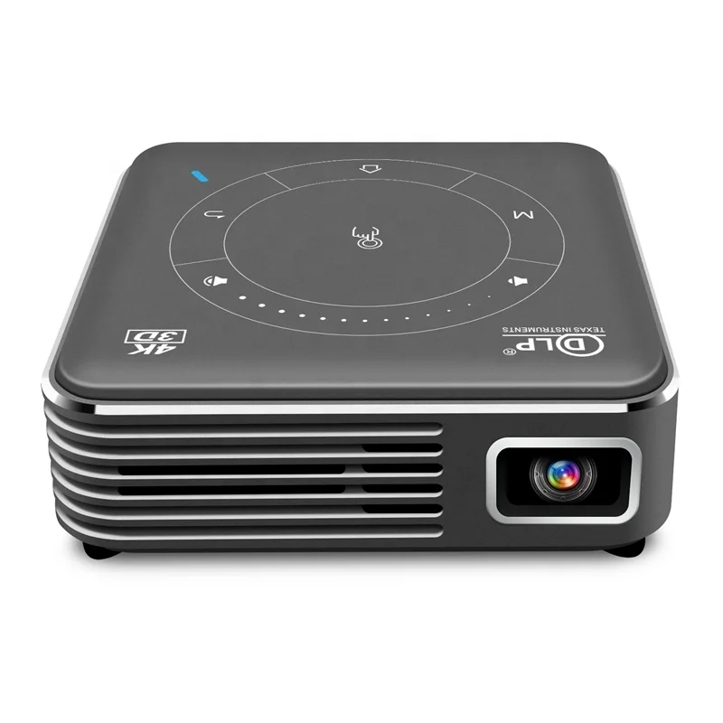 
2020 Popular Portable 3D Mobile Phone DLP Projector 3D Bluetooth WIFI 4K Mini Projector for Home/Office  (60747665207)