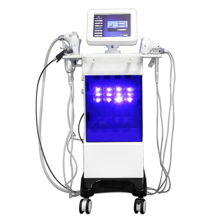 

Niansheng 8 in 1 Hydra Water Peel Microdermabrasion /hydro Dermabrasion Facial Machine, Blue/white