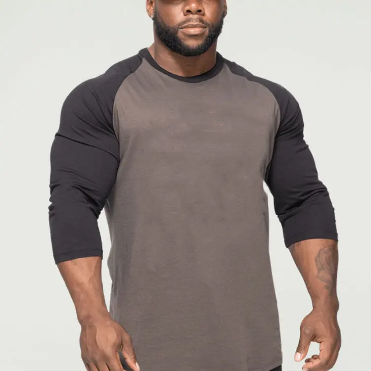 Raglan Sleeves Baseball Gym Workout 