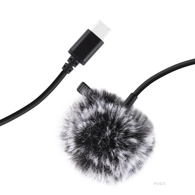 

PULUZ Type-C Condenser Video Microphone for Mobile Phones Laptop Computers Camera Smartphone