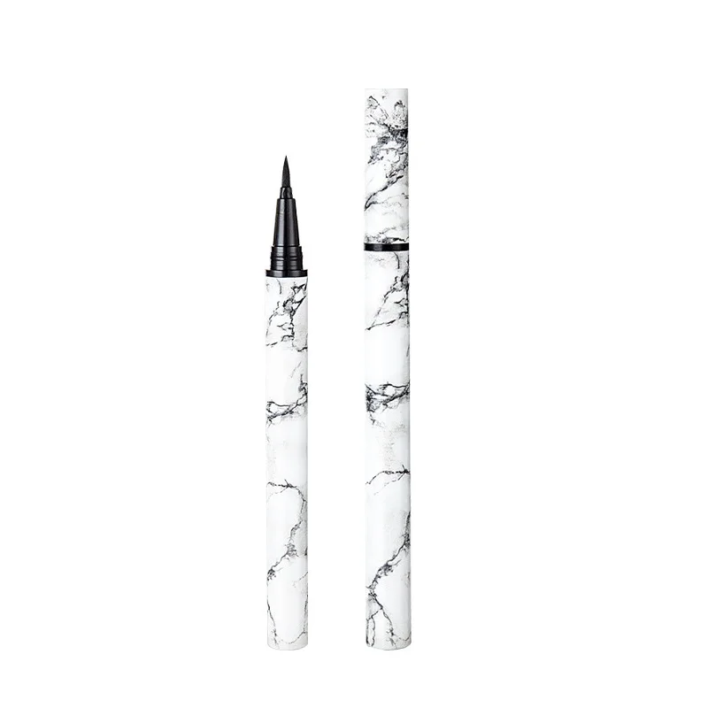 

Cosmetic Smooth Easy To Makeup Marbling Style Black Non-Smudging Waterproof Liquid Oil Free Eyeliner, Black color