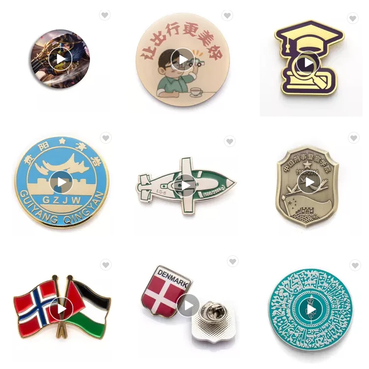 WinWin hot selling custom cute pin badge,Wholesale custom logo blank tin button badge