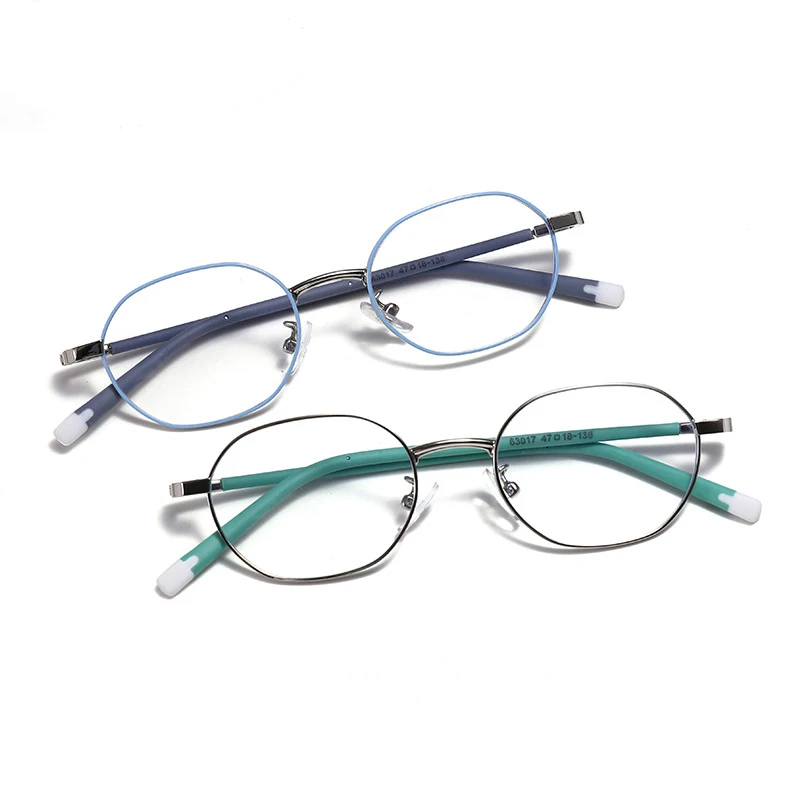 

custom metal eyeglasses frames blue light filter computer glasses kids anti blue light blocking glasses