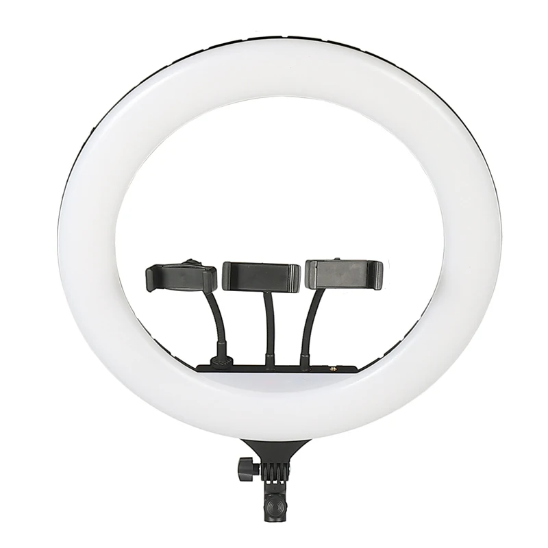 

New 22 Inch 56cm Photographic ring light Ring Fill Light Dimmable Led Selfie Ring Light for Photography Video Makeup, Black