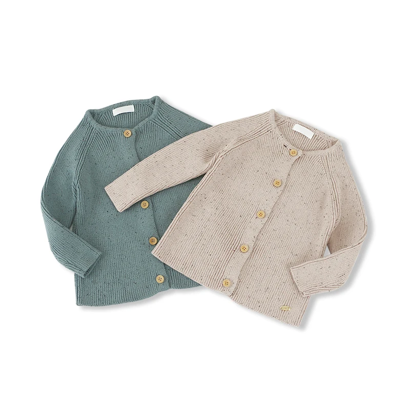 

Ready To Ship Winter Wool Knit Tops Baby Girl Long Sleeve Kids Cardigan Sweater, Light blue, light pink