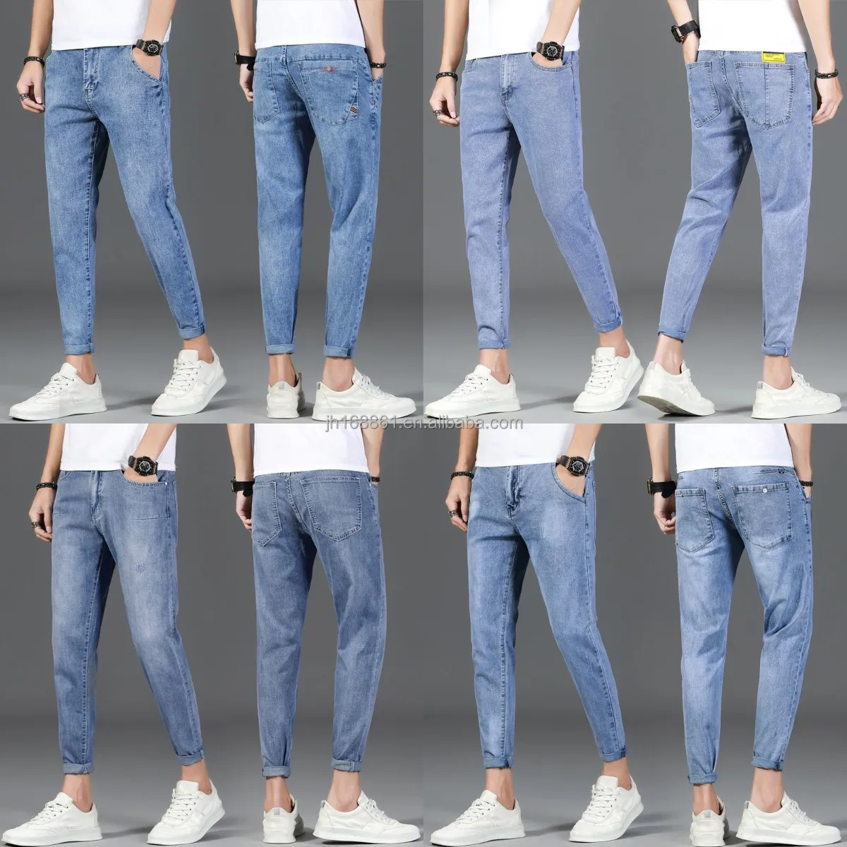 

2021 Factory Offer Fashion Jeans Wholesale High Quality Men's Jeans Stretch Jeansdenim pants, Customized color