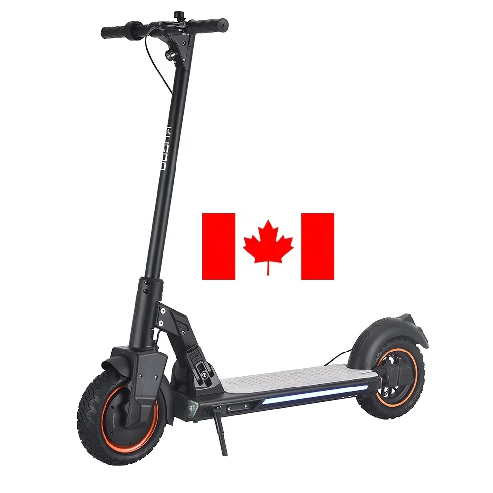 ChaoH Canada Warehouse DDP Free Dropshipping Kugoo G5 Folding 500W 48V 16AH 80KM Range 35km/h Powerful Off-road Electric Scooter, Black