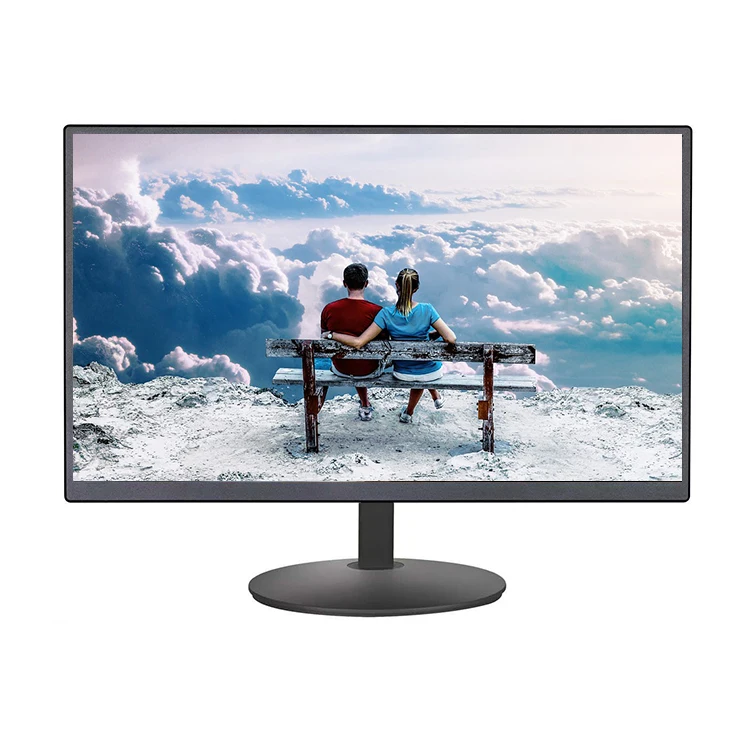 

Full HD desktop 23 inch LED wide screen computer monitor, Black/white