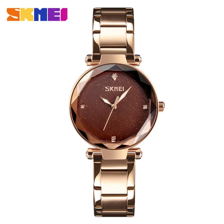 

SKMEI 9180 Women Quartz Watch Elegant Top Brand Luxury Ladies Simple Casual Wristwatch Stainless Steel Watch Relogio Feminino