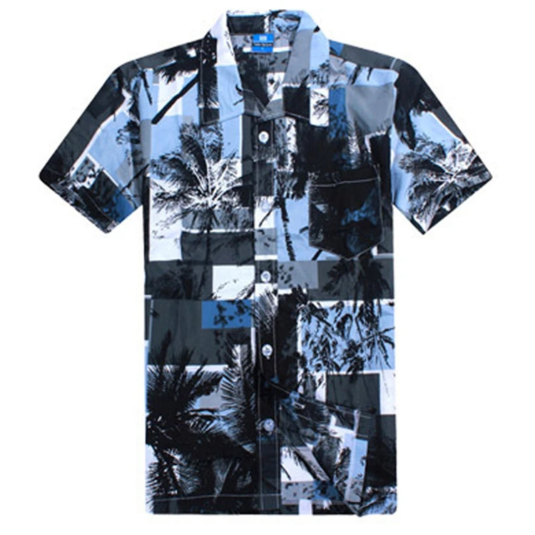 

2021 Summer Mens Short Sleeve Hawaiian Cotton t shirt men casual Floral Shirts Regular Plus Size men fashion shirt