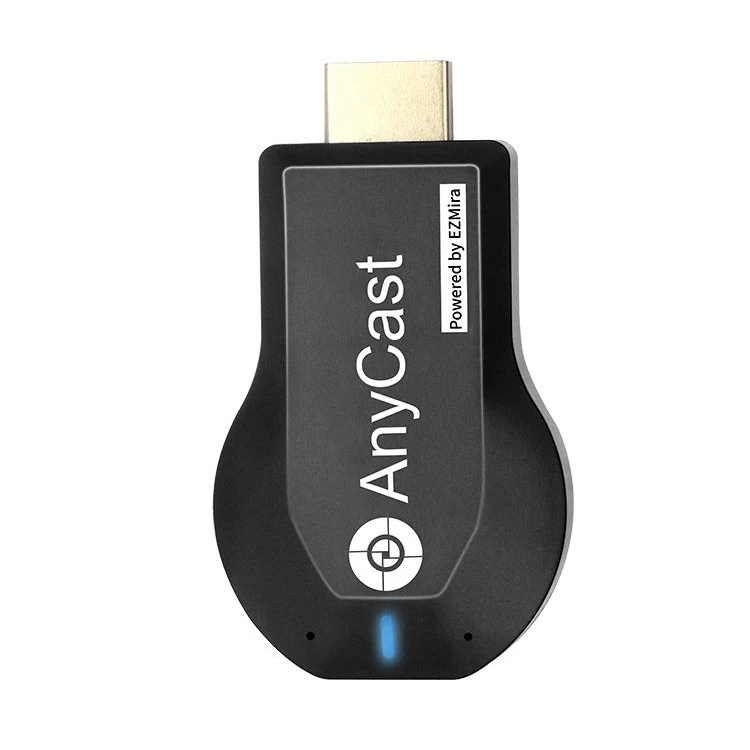 

Mini 1080p WiFi Miracast Dongle Any cast TV stick Adapter Anycast M2 Android mirascreen for mobile phone, Black