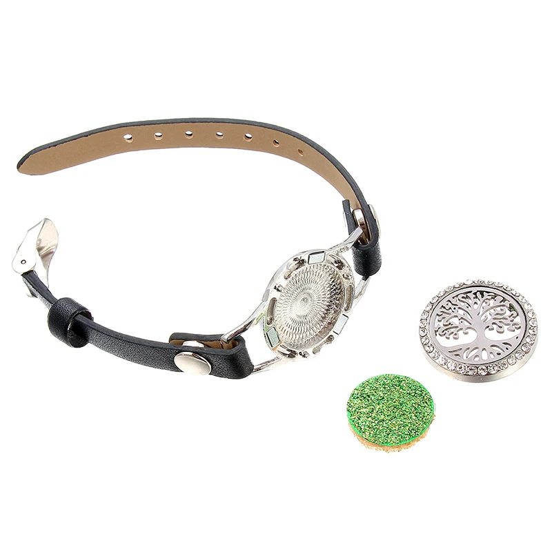 

Aromatherapy bracelet & bangles Butterfly flower Stainless Steel Open Perfume Locket Essential Oils Diffuser bracelet jewelry