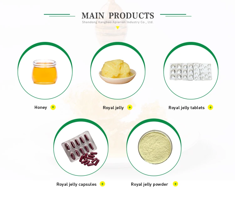 High Grade Organic Lyophilized Fresh Pure Royal Jelly
