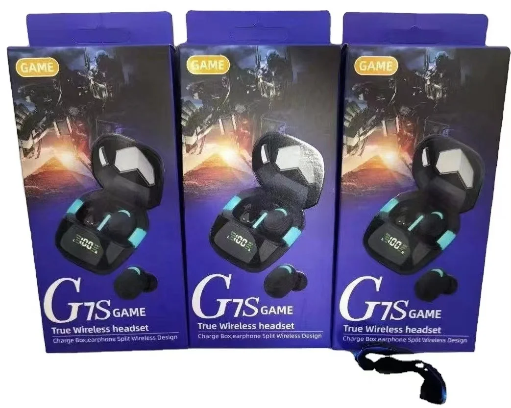 

New Game Tws Wireless Earphones Gaming Wireless Low Latency Earbuds No Delay Headphones G7s
