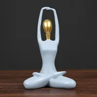 

Nordic minimalist yoga girl resin ornaments for home decoration