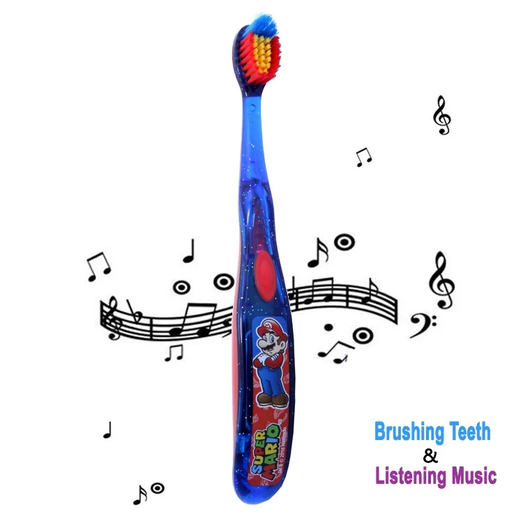 

2020 hot sale Electronic Toothbrush LED Light Music with Time Controller, Blue&red&pink