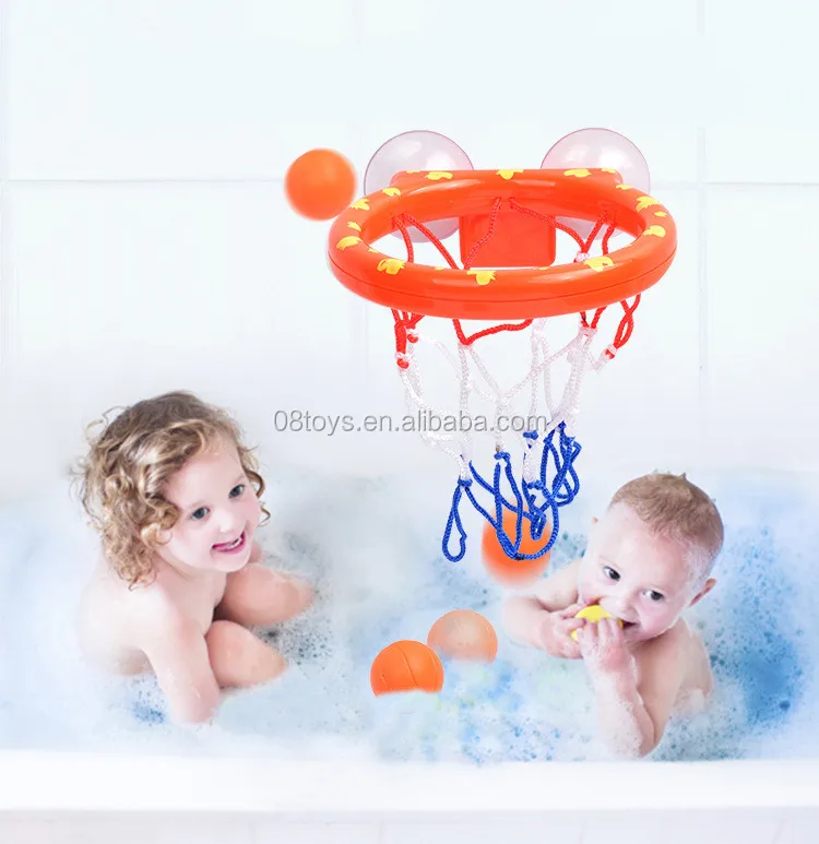 Amazon Hot Selling Shooting Game Toy Water Hoops Bath Bathroom