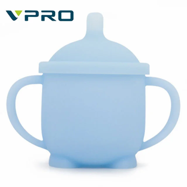 

Learning Drink Cup silicone baby product Cup for children baby food grade silicone water cup for children leak-proof and f