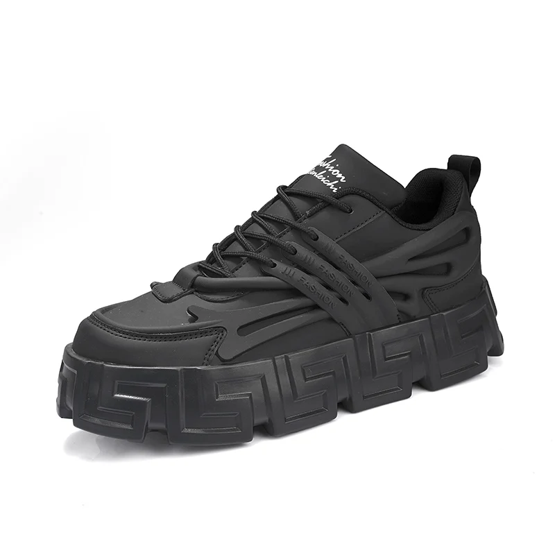 Greatshoe Black Footwear Men Shoes Walking Casual Sport Shoes Unisexes Sneakers