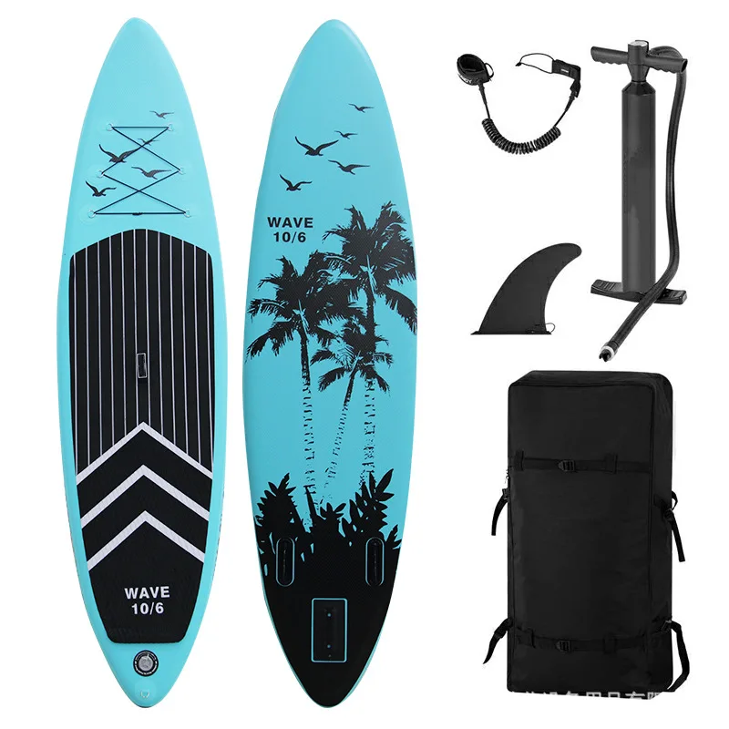 

INSTOCK Items oem acceptable stand up foldable paddle board dropshipping sets kit isup inflatable sup paddleboard, Green or pink