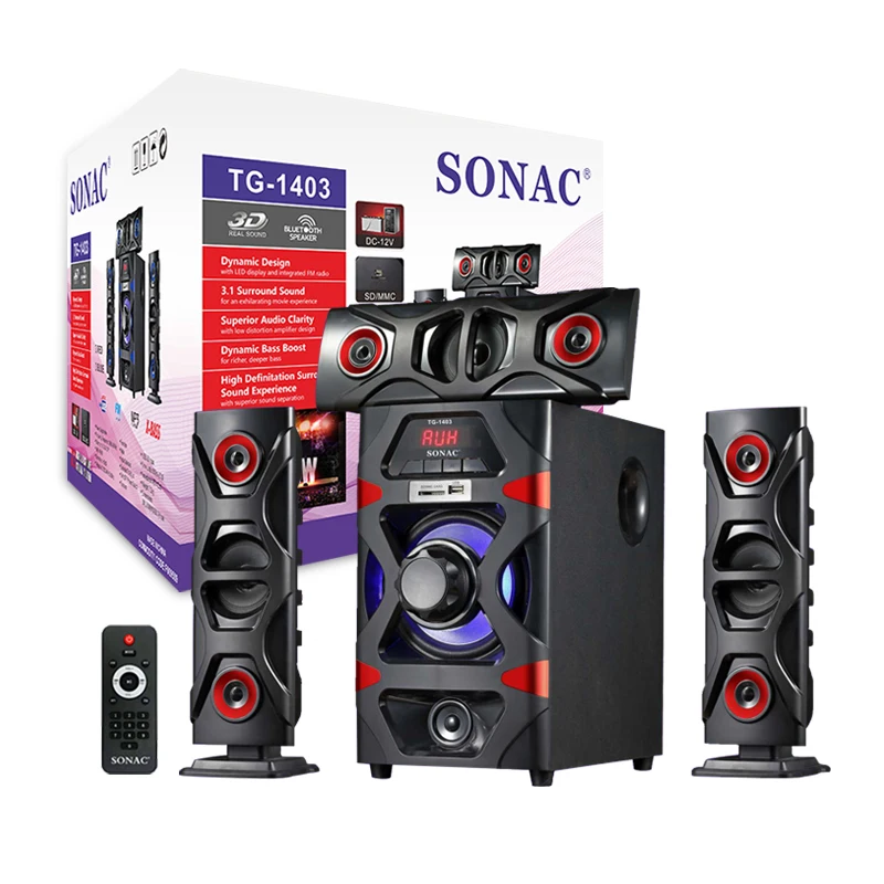 

SONAC TG-1403 Low BASS high class home cinema system multimedia system home theater