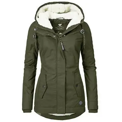 

Coldker 2020 Women's Winter Warm Coat Hoodie Parkas Overcoat Fleece Outwear Jacket Warm Outwear Women's Thickened Down Jacket, 3 colors