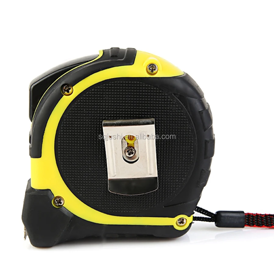 Rubber Grip 3m 5m 75m 8m Steel Measuring Tape 25ft Belt Clip / Big