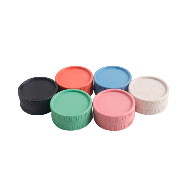 

High Quality 2 layers Herb Grinders Biodegradable Eco-friendly Tobacco Weed Grinder, 6 colors