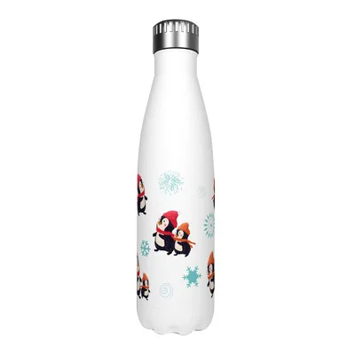 

Eco-friendly vacuum flask coated sport double wall stainless steel cola shape drink insulated water bottles with custom logo, Customized color