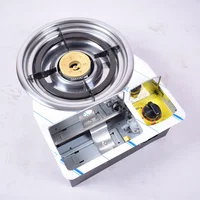 

korean BBQ gas grill table top stainless steel butane gas stove heater for restaurant