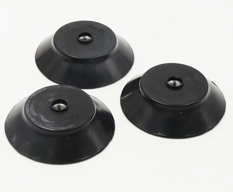 3 Inch Small Double Suction Cup With Screw Heavy Duty Small Rubber