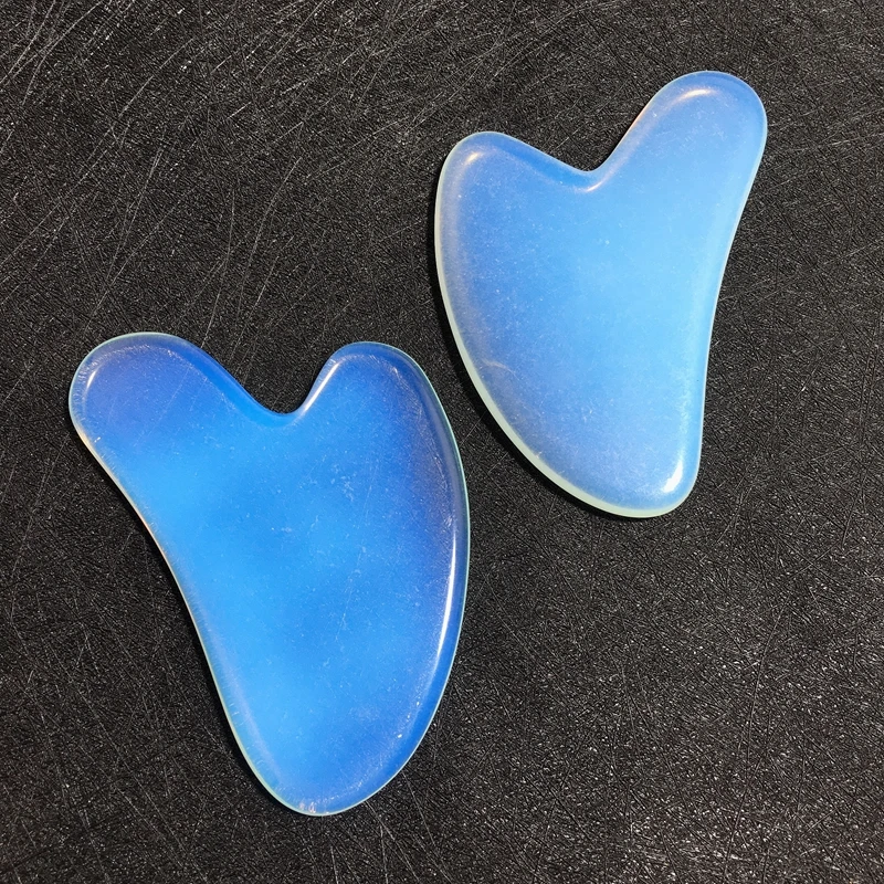 

Natural Opalite gua sha heart gua sha body massage