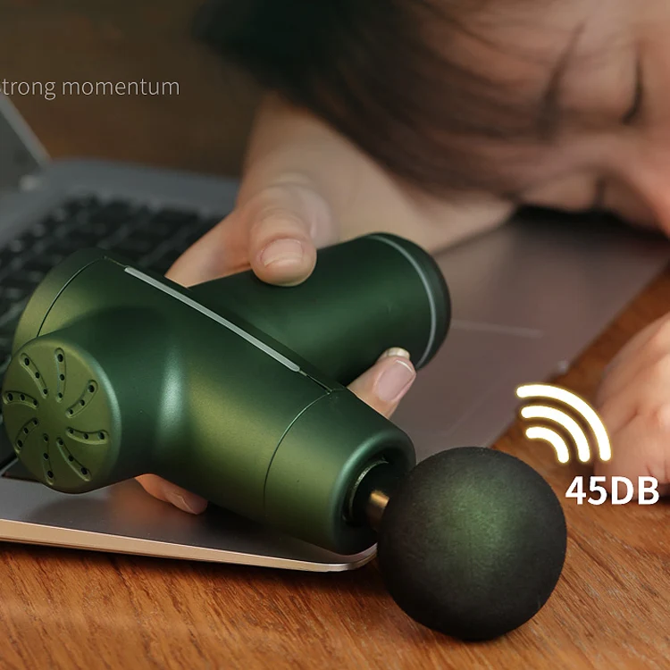 
new design small sports cordless electronic booster vibration percussion mini handle deep muscle massage gun dropshipping 