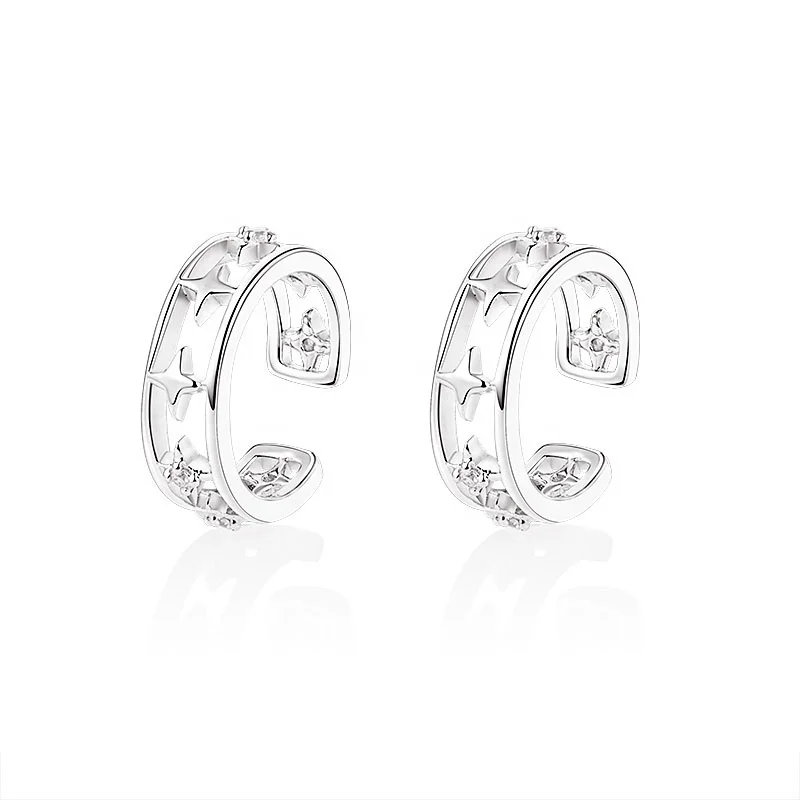 

stud cuff celebrity christmas earrings women