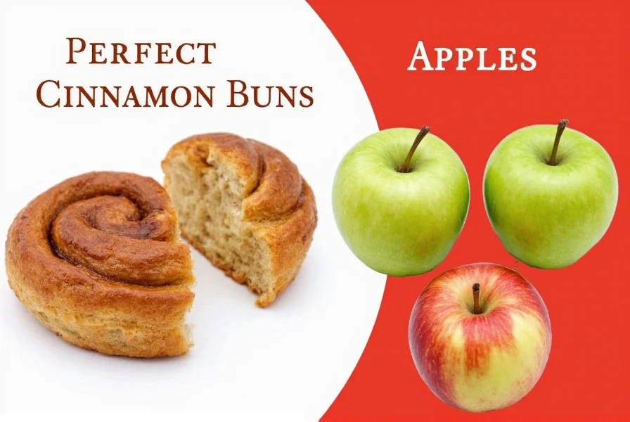 cinnamon buns and apples