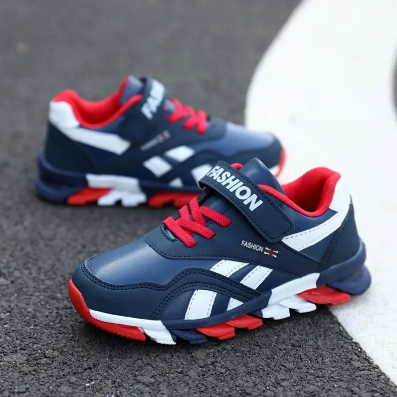 

Turkish Made Breathable Sneakers Navy Blue Sport Shoes For Kids, Optional