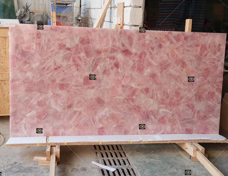 rose quartz countertops