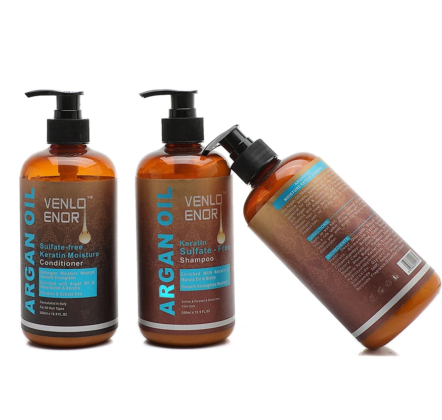 

KERATIN SULFATE FREE Shampoo Low MOQ Private label ARGAN OIL from MOROCCO ORGANIC SHAMPOO
