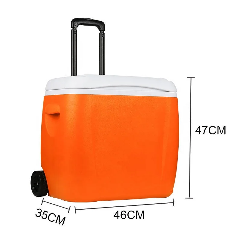 

Outdoor camping cold chain insulation box can be customized LOGO portable fresh-keeping box commercial ice bucket freezer, Customized color